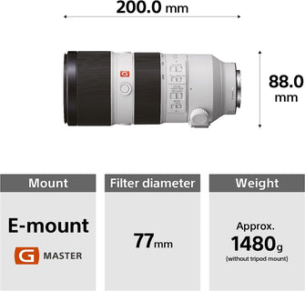 Buy Sony,Sony FE 70-200 mm f/2.8GM OSS Camera Telephoto Lens - Gadcet.com | UK | London | Scotland | Wales| Ireland | Near Me | Cheap | Pay In 3 | Camera Lenses