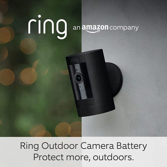 Ring,Ring Outdoor Camera Battery (Stick Up Cam) | HD wireless outdoor Security Camera 1080p Video, Two-Way Talk, Wifi, Works with Alexa | alternative to CCTV system | 30-day free trial of Ring Protect - Gadcet.com