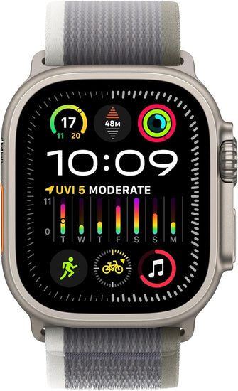 Buy Apple,Apple Watch Ultra 2 (49mm, GPS + Cellular) - Titanium Case, Trail Loop (Green/Grey, S/M), Precision GPS, Action Button, Extended Battery, Eco-Friendly - Gadcet UK | UK | London | Scotland | Wales| Near Me | Cheap | Pay In 3 | Watches