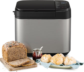 Panasonic SD-YR2550SXC Automatic Breadmaker, Yeast Dispenser, 31 Programs, Dual Sensors, Digital Timer, Silver