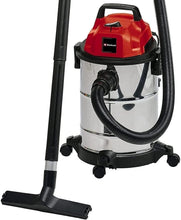 Buy Einhell,Einhell TC-VC 1820 S Wet and Dry Vacuum Cleaner - 1250 W, 20 L Stainless Steel Tank, Blow Connection, 4 Castors, 36 mm Suction Hose with Extension, Floor Nozzle, and Filters - Gadcet UK | UK | London | Scotland | Wales| Near Me | Cheap | Pay In 3 | Vacuums