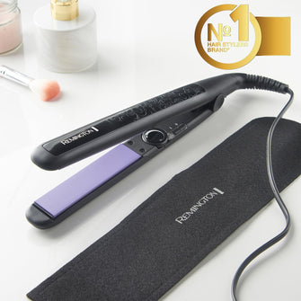 Remington Hair Straightener, Colour Protect Ceramic Coating, Slim 110mm Floating Plates, 15-Second Heat-Up, 30 Heat Settings, Up to 230°C, S6300