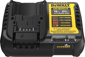 DEWALT DCB1104-GB 4Ah XR Battery Charger - Fast Charging for Power Tools