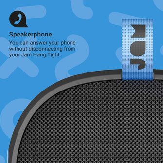 Buy JAM,Jam Hang Tight Shower Bluetooth Speaker, 12 Hour Playtime, Waterproof, Dust Proof, Drop Proof IP67 Rating, Mono 5w Driver, Built in Speakerphone, Aux In Port, Integrated USB - Black - Gadcet UK | UK | London | Scotland | Wales| Near Me | Cheap | Pay In 3 | Bluetooth Speakers