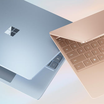 Microsoft Surface Laptop Go 3 (2023) – Ultra-Thin 12.4” Touchscreen, Intel Core i5, 16GB RAM, 256GB SSD, Ice Blue, Windows 11 Home