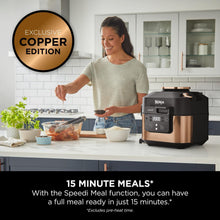 Ninja Speedi 10-in-1 Rapid Cooker & Air Fryer, 5.7L, Cooks 4 Portions in 15 Minutes, Copper Black (ON400UKCP)