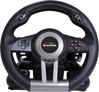 Buy X-Rocker,X-Rocker XR Racing Wheel with Vibration & Pedals - 180° Responsive - Compatible with PS4, Xbox, PC & Switch - Gadcet UK | UK | London | Scotland | Wales| Near Me | Cheap | Pay In 3 | Video Game Console Accessories