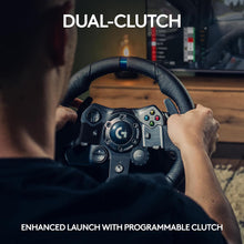 Buy Logitech,Logitech G923 Racing Wheel and Pedals, TRUEFORCE up to 1000 Hz Force Feedback, Responsive Pedal, Dual Clutch Launch Control, Genuine Leather Wheel Cover, for Xbox Series X|S|One, PC - Black - Gadcet UK | UK | London | Scotland | Wales| Ireland | Near Me | Cheap | Pay In 3 | Electronics