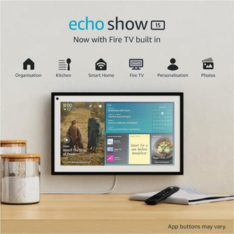 Buy Amazon,Echo Show 15 with Remote 15.6" Full HD Smart Display with Alexa & Fire TV Integration - Gadcet UK | UK | London | Scotland | Wales| Near Me | Cheap | Pay In 3 | Computer Monitors