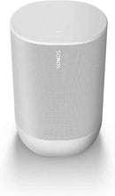 SONOS Move Portable Wireless Multi-room Speaker with Google Assistant & Amazon Alexa - Lunar  White