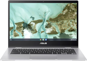 ASUS,Asus Chromebook CX1400CN Intel N3350/BGA 4GB RAM, 64GB Storage eMMC, Chrome OS - Transparent Silver - Gadcet.com