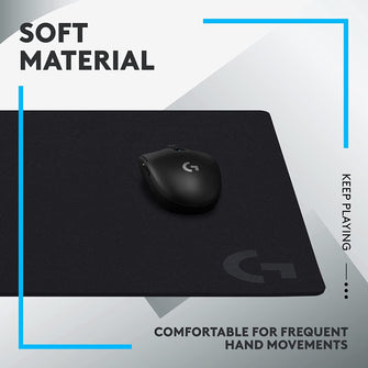 Buy Logitech,Logitech G G640 Large Cloth Gaming Mouse Pad, Optimised for Gaming Sensors, Moderate Surface Friction, Non-Slip Mouse Mat, Mac and PC Gaming Accessories, 460 x 400 x 3 mm - Gadcet.com | UK | London | Scotland | Wales| Ireland | Near Me | Cheap | Pay In 3 | Desktop Computers