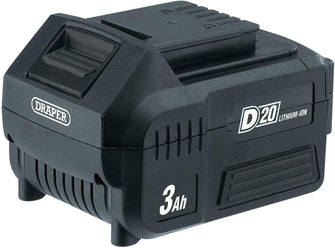 Draper 00649 D20 20V Lithium Battery - 3.0Ah