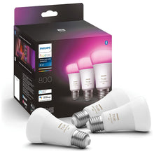 Philips Hue White and Colour Ambiance E27 Smart Bulb - 3 Pack
