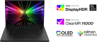 Razer Blade 16 (2024) Gaming Laptop - 16" OLED QHD+ 240Hz, Intel i9-14900HX, NVIDIA RTX 4070, 16GB DDR5, 1TB SSD - Black (UK Layout)