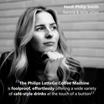 Philips 5400 Series Bean-to-Cup Espresso Machine - LatteGo Milk Frother, 12 Coffee Varieties, 4 User Profiles, Silver (EP5446/70)