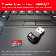 Buy Sandisk,SanDisk 128GB Ultra microSDXC card + SD adapter up to 140 MB/s with A1 App Performance UHS-I Class 10 U1 - Gadcet UK | UK | London | Scotland | Wales| Near Me | Cheap | Pay In 3 | Flash Memory Cards