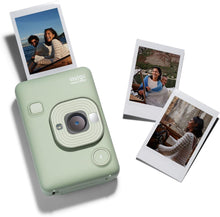 INSTAX Mini LiPlay Hybrid Instant Camera, 2.7" LCD, Micro SD, USB-C Charging, Matcha Green