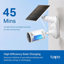 Tapo Solar Panel, Flexibly Installed and Angle Adjustment, High-Efficiency 45min Solar Charging for Full Day Usage, IP65 Weatherproof, Works with All Tapo Battery-powered cameras (Tapo A201)