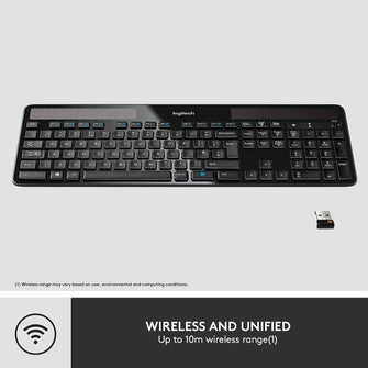 Buy Logitech,Logitech K750 Wireless Solar Keyboard for Windows QWERTY UK English Layout - Black - Gadcet UK | UK | London | Scotland | Wales| Ireland | Near Me | Cheap | Pay In 3 | Keyboard & Mouse