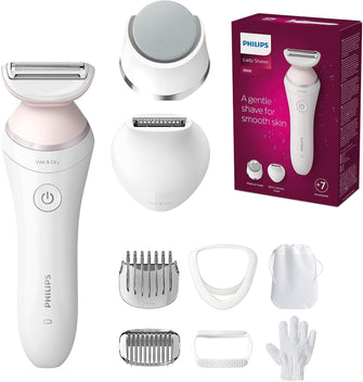 Philips 8000 Series Radio Shaver Set - 8 Accessories, Pedicure Glove & File (Model BRL176/00)