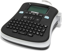 Dymo LabelManager 210D Handheld Label Maker Kit with QWERTY Keyboard, 12mm Black on White D1 Labels, and Carrying Case