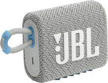 Buy JBL,JBL Go 3 ECO Wireless Bluetooth Speaker, Waterproof with 5 Hours of Battery Life, White - Gadcet UK | UK | London | Scotland | Wales| Near Me | Cheap | Pay In 3 | Bluetooth Speaker