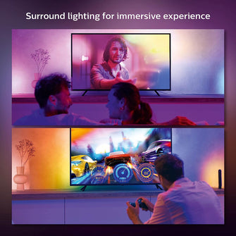 Buy Philips Hue,Philips Hue Gradient Lightstrip for 65 Inch TV, Sync with Media and Gaming, Smart Entertainment LED Lighting with Voice Control, Compatible with Alexa, Google Assistant and Apple HomeKit - Gadcet UK | UK | London | Scotland | Wales| Ireland | Near Me | Cheap | Pay In 3 | Lighting Accessories