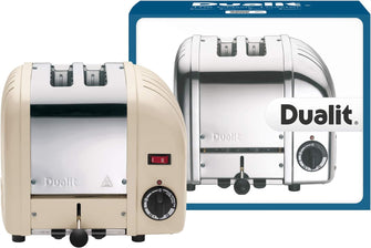 Buy Dualit,Dualit Classic 2 Slice Vario Toaster (20247) - Cream - Gadcet UK | UK | London | Scotland | Wales| Ireland | Near Me | Cheap | Pay In 3 | Kitchen & Home Appliances
