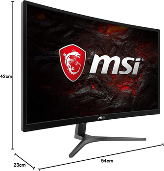 MSI Optix G241VC 23.6" Curved Gaming Monitor, Full HD, 75Hz, 1ms, VA, 1800R, VGA, HDMI, AMD Free Sync