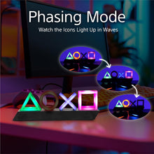 PlayStation Icons Light with 3 Light Modes - Sound Reactive, Dynamic Phasing, Standard Mode, Gaming Room Decor & Gamer Lighting - Paladone [Energy Class A]