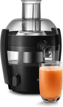 Philips Viva Collection Compact Juicer - 1.5L, 500W, Quick Clean Technology, Drip Stop, Dishwasher Safe Parts, See-through Pulp Container, Direct Serve, Black (HR1832/01)