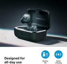 Sennheiser MOMENTUM True Wireless 4 Earbuds - Bluetooth 5.4, Crystal-Clear Sound, Adaptive ANC, 30-Hour Battery, Comfortable Design, Black Copper