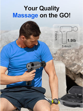 Buy BOB AND BRAD,Bob and Brad T2 Massage Gun, Massage Gun Deep Tissue Upgraded 4000mAh Battery 10mm Amplitude, Percussion Handheld Massager with Type-C Charging for Muscle Pain Relief Recovery, Gifts for Men Women - Gadcet UK | UK | London | Scotland | Wales| Near Me | Cheap | Pay In 3 | Electric Foot Massagers