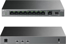 TP-Link 10-Port Gigabit Desktop Switch with 8 PoE+ Ports, 61W Budget, 250m PoE Transmission, Fanless Metal Case, Plug and Play