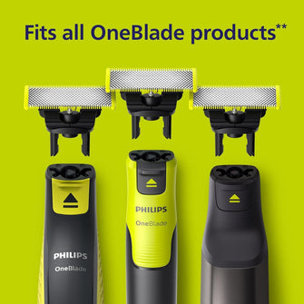 Philips OneBlade Razor Face & Body, Body Kit with 2 Blades, 1 Body Comb 2 Blades - 3