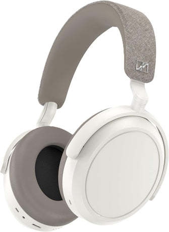 Sennheiser Momentum 4 Wireless Headphones – Bluetooth, Adaptive Noise Cancellation, Crystal-Clear Calls, 60-Hour Battery, Customizable Sound, Lightweight Folding Design, White