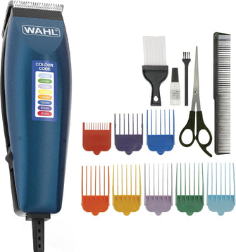 Wahl Colour Pro Corded Clipper, Head Shaver, Men's Hair Clippers, Colour Coded Guides, Family at Home Haircutting