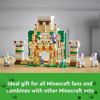 Buy Alann Trading Limited,LEGO Minecraft The Iron Golem Fortress, Buildable Castle Toy which Transforms into Large Figure, with 7 Characters includ. Crystal Knight, Skeleton Horsemen and a Charged Creeper 21250 - Gadcet UK | UK | London | Scotland | Wales| Near Me | Cheap | Pay In 3 | Toys & Games