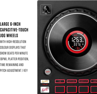 Buy Numark,Numark Mixtrack Platinum FX - 4-Deck DJ Controller with Mixer, Audio Interface, Jog Wheel Displays, and FX Paddles - Gadcet UK | UK | London | Scotland | Wales| Near Me | Cheap | Pay In 3 | DJ & VJ Equipment