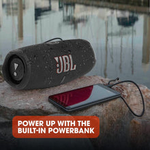 JBL Charge 5 Portable Bluetooth Speaker – Deep Bass, IP67 Waterproof & Dustproof, 20 Hours Playtime, Built-In Powerbank, Black