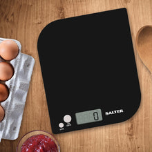 Salter Leaf Digital Kitchen Scale – 5kg Capacity, Tare Function, Liquid Measurement, Slim & Precise – Black