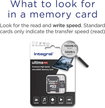 Buy Integral,Integral 256GB Micro SD Card 4K Video Premium High Speed Memory Card SDXC Up to 100MB s Read and 50MB s Write speed V30 C10 U3 UHS-I A1 - Gadcet UK | UK | London | Scotland | Wales| Near Me | Cheap | Pay In 3 | Flash Memory Cards