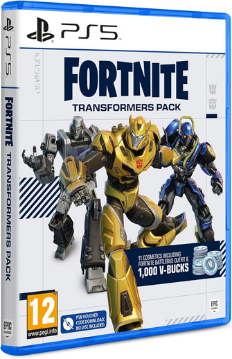 Fortnite Transformers Pack (Game Download Code in Box) - PS5