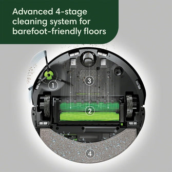 iRobot Roomba Combo 10 Max Robot Vacuum & Mop with AutoWash Dock - Multi-Functional Base, Self-Emptying, Auto-Retract Pad, Washes & Dries Pad, Avoids Obstacles