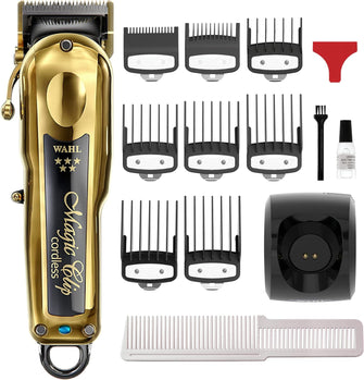 Wahl 5 Star Cordless Magic Clip in Gold, Professional Hair Clippers, Pro Haircutting Kit, Clippers for Blunt Cuts, Adjustable Taper Lever, Crunch Blade, Cordless, Lightweight, Barbers Supplies - 2