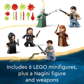 LEGO Harry Potter The Battle of Hogwarts (76415) – Castle Toy Set with Molly Weasley, Bellatrix Lestrange, Voldemort Minifigures & Sword of Gryffindor, Gift for Kids