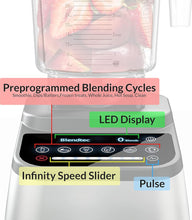 Blendtec Designer 725 Blender - Gunmetal, Stainless Steel Blade, Ice Crushing, Soup Blend, Strong Blender Jar, Smoothie Bottle (Made in USA)