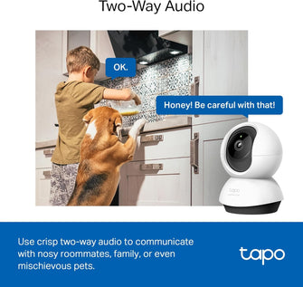 Buy Tapo,Tapo 2K QHD Indoor Pan/Tilt Security Wi-Fi Camera, AI Detection,360° Visual Coverage, Night Vision, Customizable privacy Mode, Cloud &Local Storage, Works with Alexa&Google Home(Tapo C220) - Gadcet UK | UK | London | Scotland | Wales| Near Me | Cheap | Pay In 3 | Surveillance Cameras