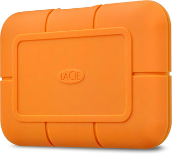 LaCie Rugged SSD 1TB – USB-C, Thunderbolt 3, Water & 3m Drop Resistant, External SSD for Mac & PC (STHR1000800)